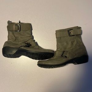 Romika Womens Shoes Daisy Buckle Water-Resistant Leather Ankle Boots Size 36